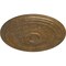 Ekena Millwork Reece Ceiling Medallion (Fits Canopies up to 6 3/4"), Hand-Painted Rubbed Bronze, 21"OD x 1 1/4"P CM21RERZS - alternate 3
